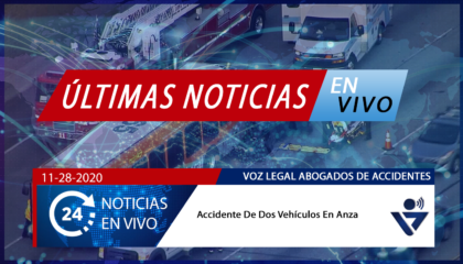[11-28-2020] Condado De Riverside, CA - Accidente De Dos Vehículos En Anza - Una Persona Herida