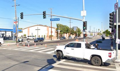 [07-22-2021] Condado De Los Ángeles, CA - Oficial De LAPD Herido Después De Un Accidente De Motocicleta En Crenshaw