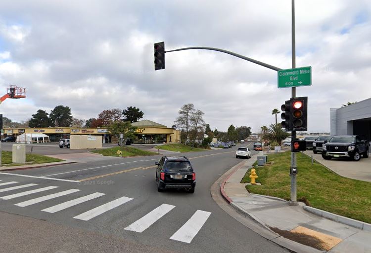 [09-07-2021] San Diego County, CA - One Person Killed After a Deadly Pedestrian Crash on Clairemont Mesa Boulevard