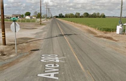 [11-12-2021] Tulare County, CA - One Person Killed, Another Injured After a Two-Vehicle Collision at Road 152 and Avenue 208