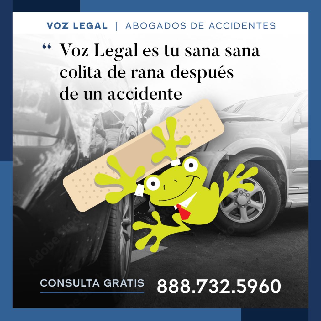 Voz Legal es tu sana sana colita de rana despues de un accidente - Accidente de coche