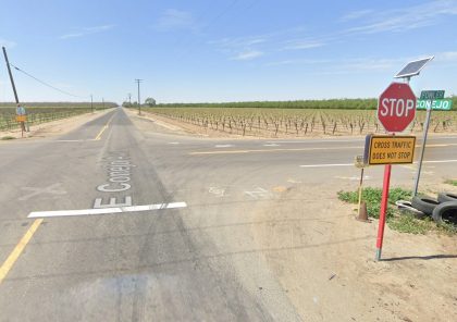[04-13-2022] Condado de Fresno, CA - Cuatro Personas Heridas en Un Choque de Dos Vehículos Cerca de Kingsburg
