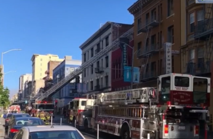 [06-01-2022] Condado de San Francisco, CA - Un Herido Y Veinticinco Personas Desplazadas en El Incendio de Un Apartamento en El Distrito de Los Teatros de SF