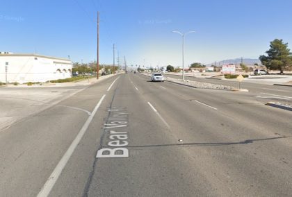 01-17-2023-Condado-de-San-Bernardino-CA-Conductor-de-Tesla-muere-despues-de-colision-con-semirremolque-en-Victorville
