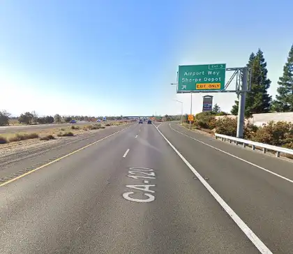 [05-08-2024] Al Menos Una Persona Herida Tras Una Colisión Múltiple A Lo Largo De La Autopista 120 En Manteca