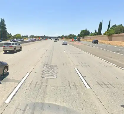 [05-15-2024] Mujer Herida Tras Colisión Por Alcance de Dos Vehículos en la Autopista 50 en Rancho Cordova