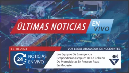 [12-10-2024] Condado De Stanislaus, CA - Los Equipos De Emergencia Respondieron Después De La Colisión De Motocicletas En Prescott Road En Modesto