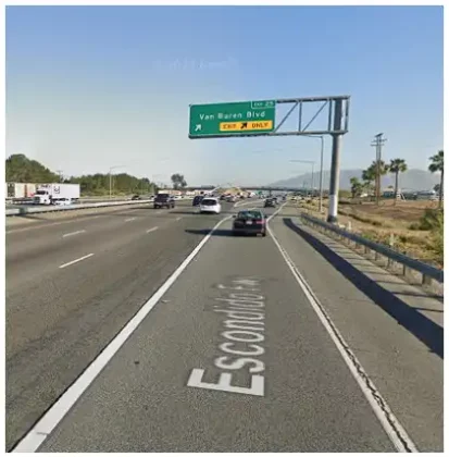 [02-20-2025] Mujer Atropellada Mortalmente En La I-215 Cerca De Van Buren Boulevard