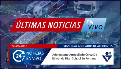 [08-06-2025] Condado De San Bernardino, CA - Adolescente Atropellado Cerca De Etiwanda High School En Fontana